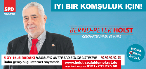 Bernd P. Holst - Wahl 2014 - türkisch