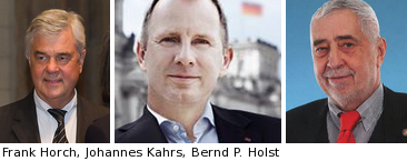 Frank Horch, Johannes Kahrs, Bernd-Peter Holst